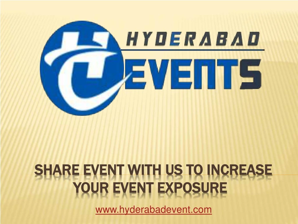 share event with us to increase share event with
