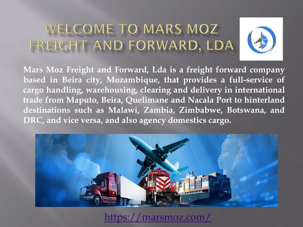 welcome to mars moz freight and forward lda