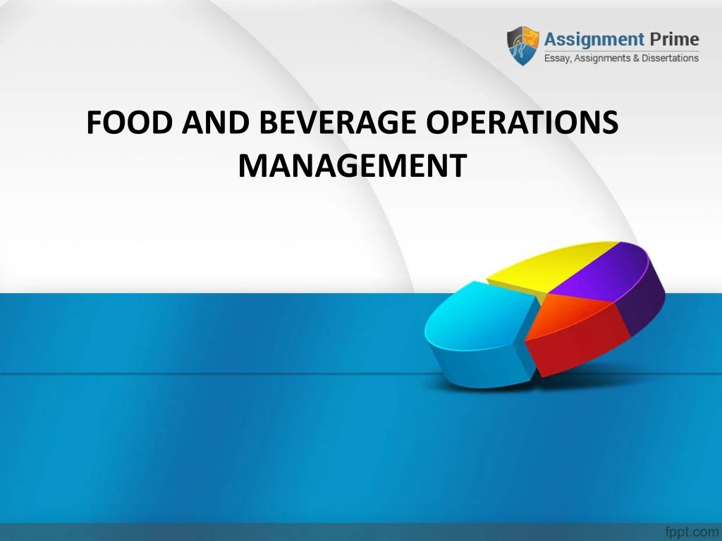 food and beverage operations management