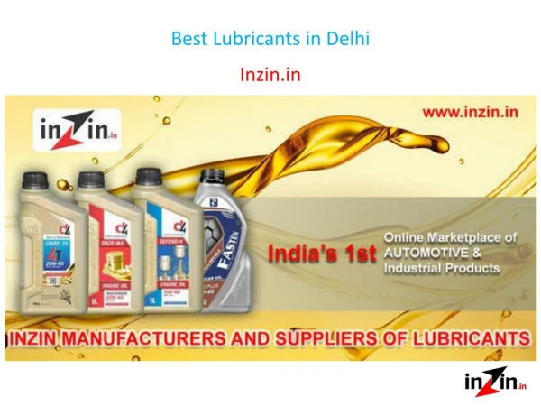 Best Lubricants in Delhi
