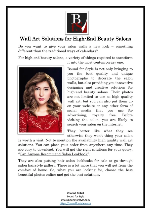 Wall Art Solutions for High-End Beauty Salons