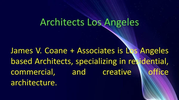 Architects Los Angeles