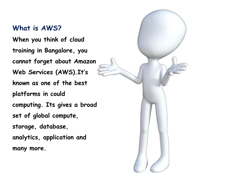 what is aws when you think of cloud training