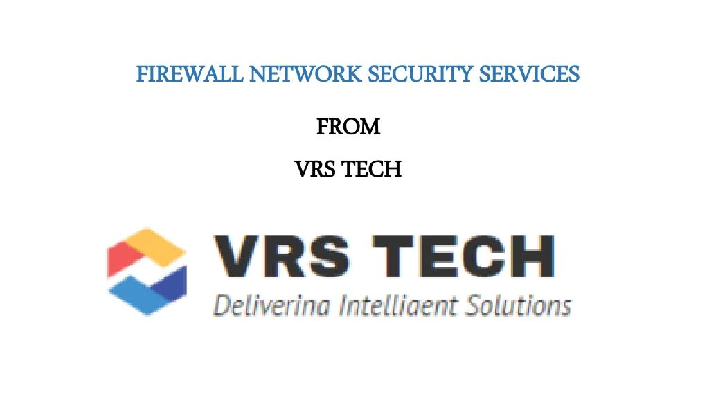 firewall network security services