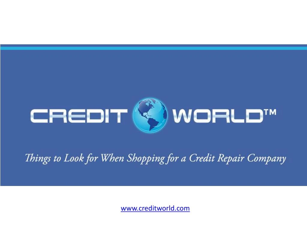 www creditworld com