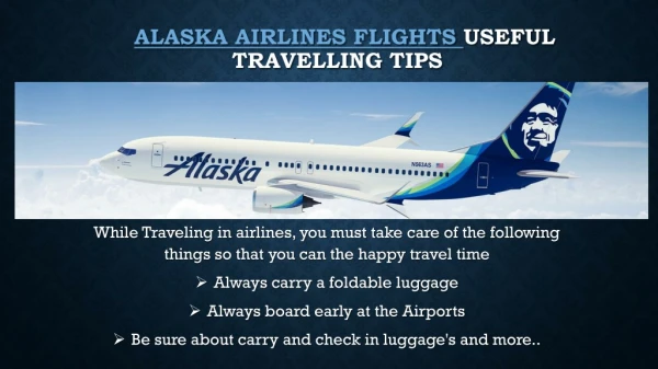 Alaska Airlines Check in travel tips with Infants