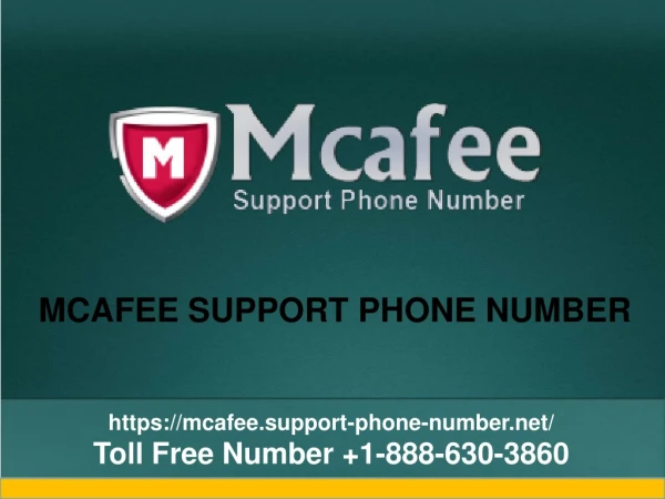 Help For Your McAfee Antivirus? Contact The McAfee Support Phone Number- Free PDF
