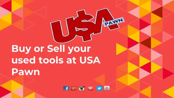 How to pawn or sell tools for top returns