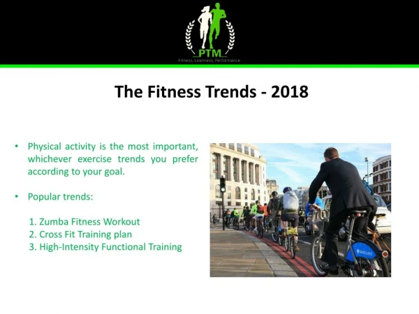 Fitness Trends - 2018 |Exercises and Nutritional Diet Plan