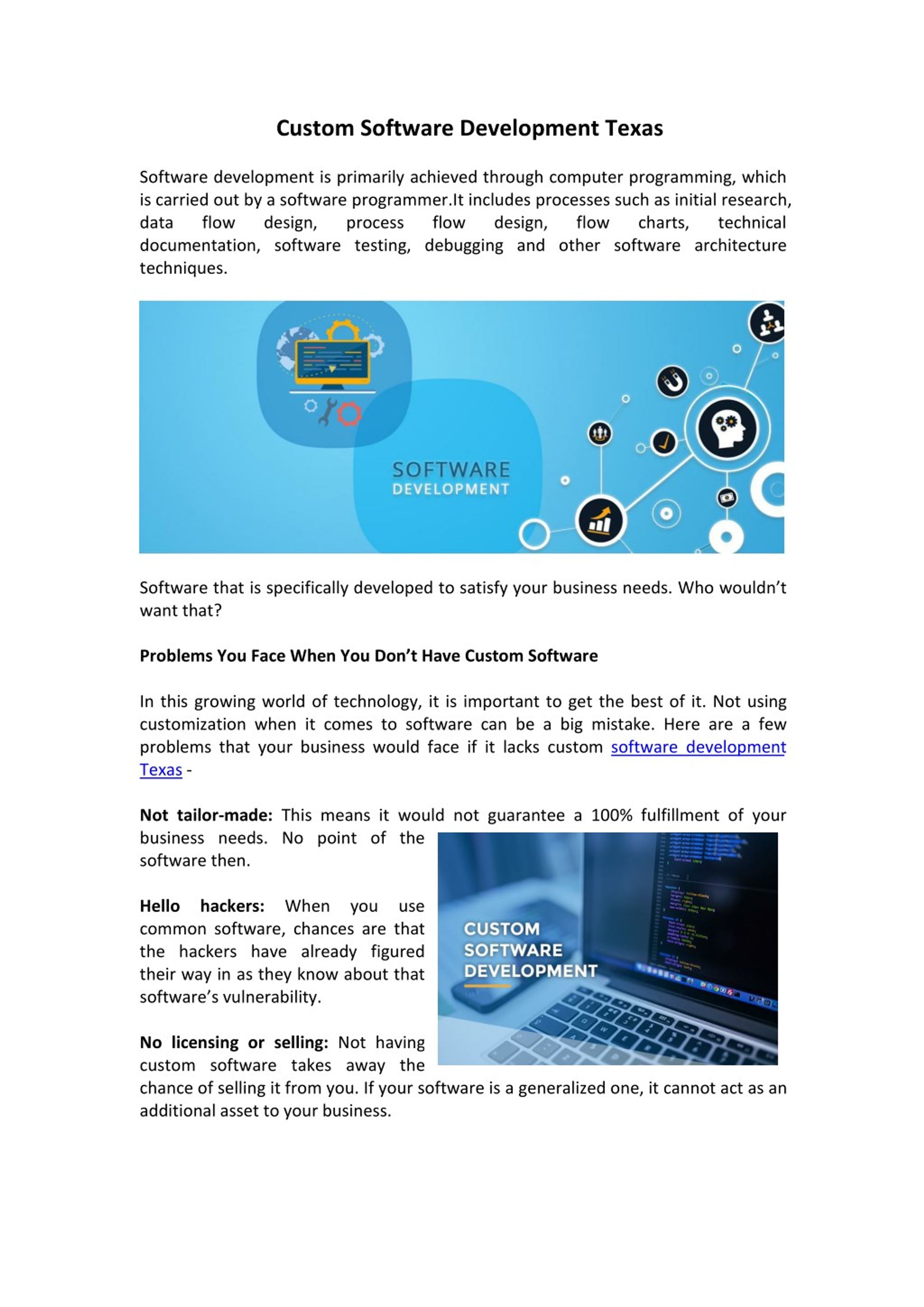 PPT - Custom Software Development Texas PowerPoint Presentation, free ...