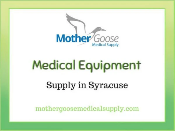 medical equipment supply in syracuse | mothergoose
