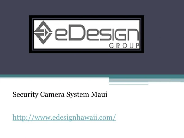 Security Camera System Maui