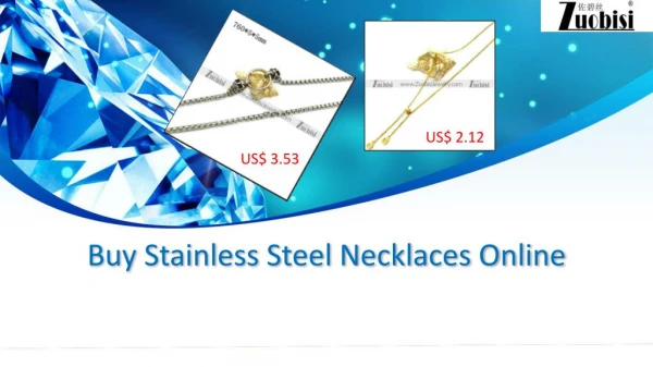 Buy Stainless Steel Necklaces Online