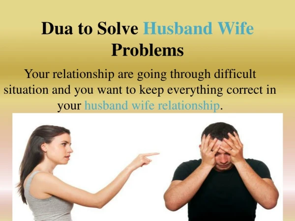 Get Husband Wife Problem Solution by Islamic Dua
