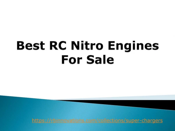 Best RC Nitro Engines For Sale