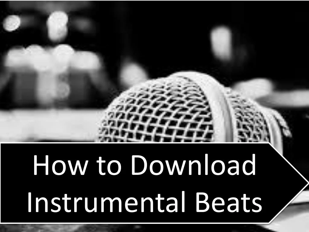 how to download instrumental beats
