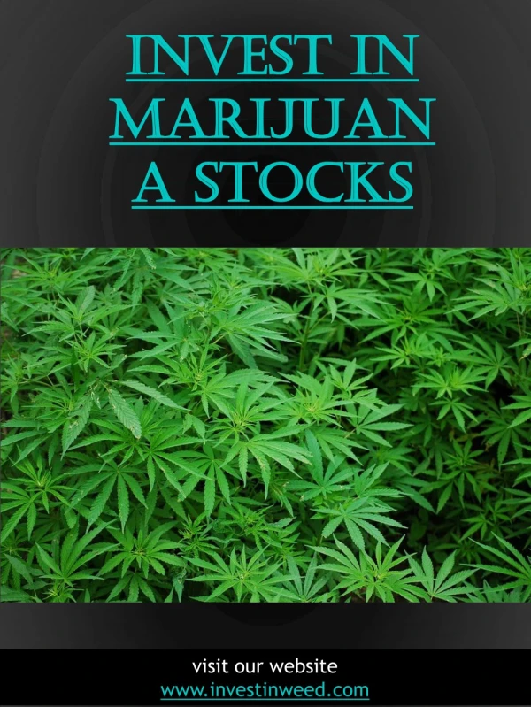 Invest in Marijuana Stocks | investinweed.com