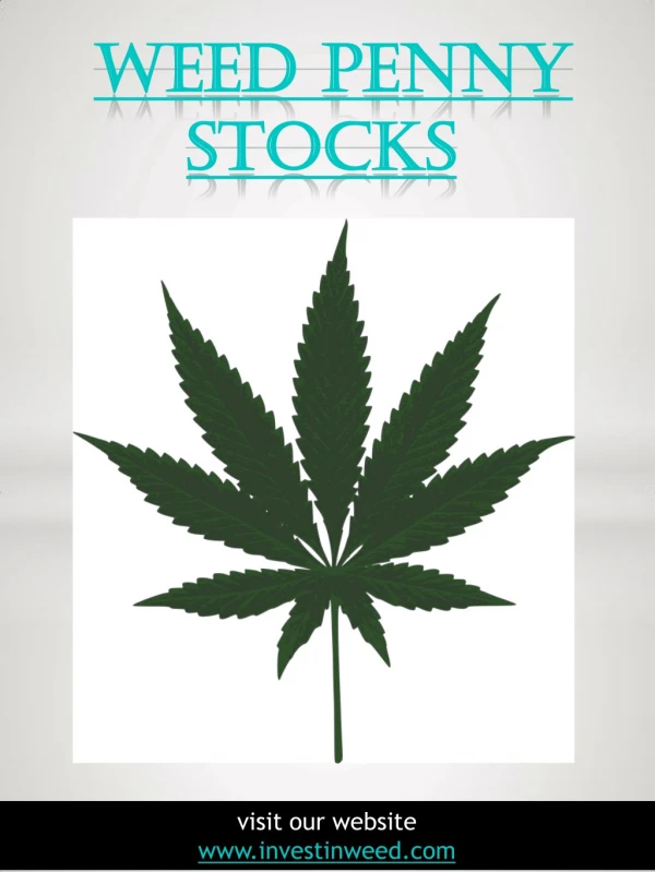 Weed Penny Stocks | investinweed.com