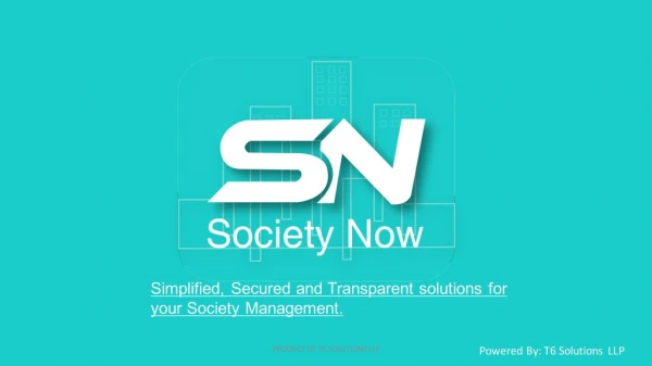 Society Now: Society Management System in Pune