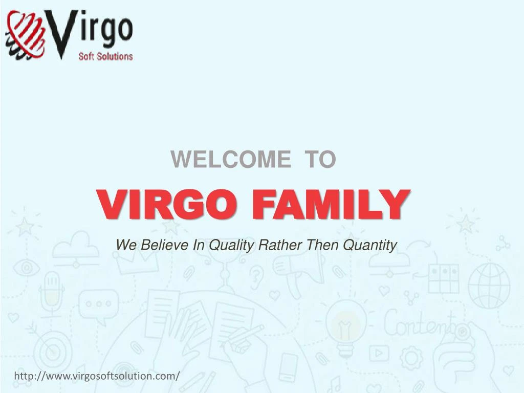 welcome to virgo family