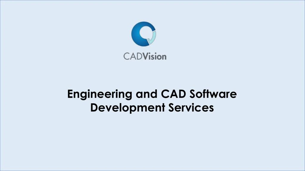 engineering and cad software development services