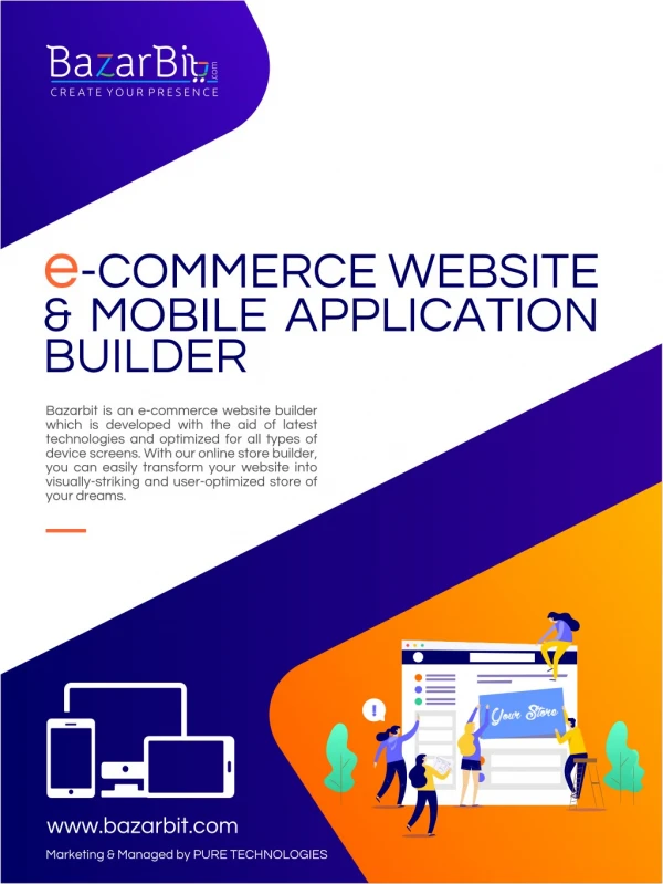 BazarBit - ecommerce website builder