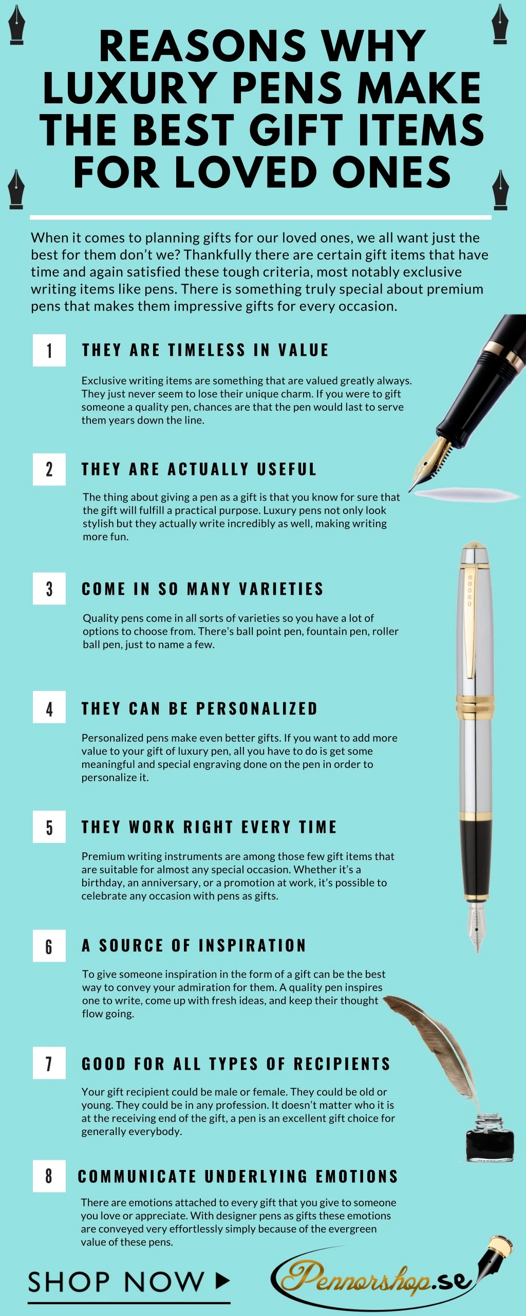 reasons why luxury pens make the best gift items