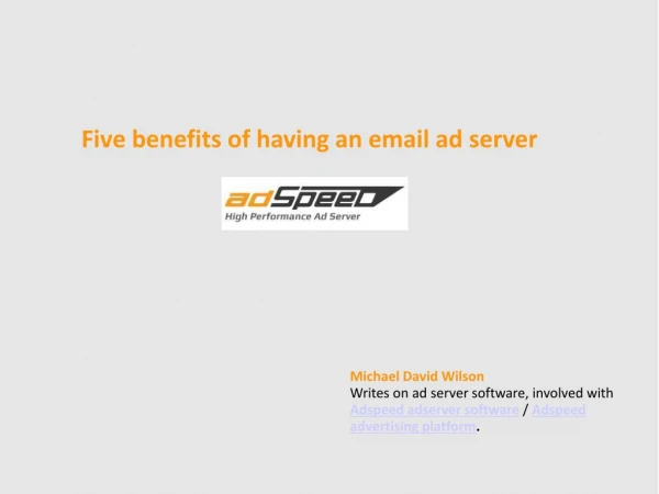 Five benefits of having an email ad server