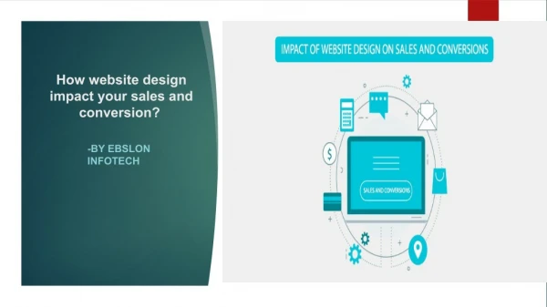 How website design impact your sales and conversion?
