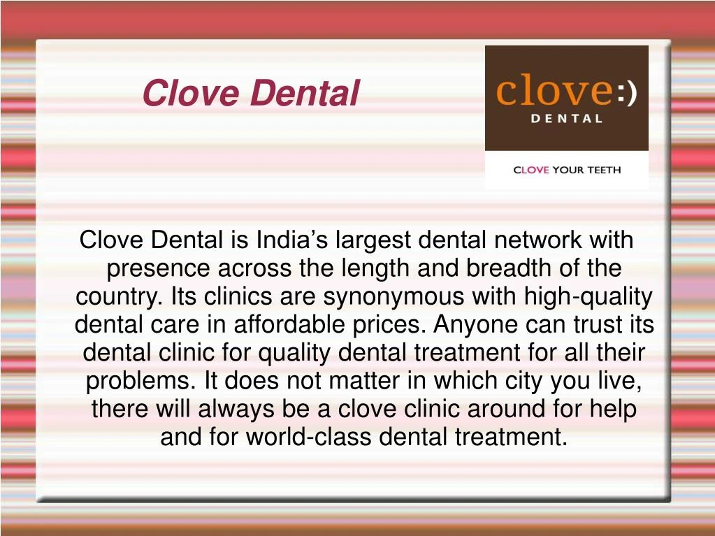 clove dental