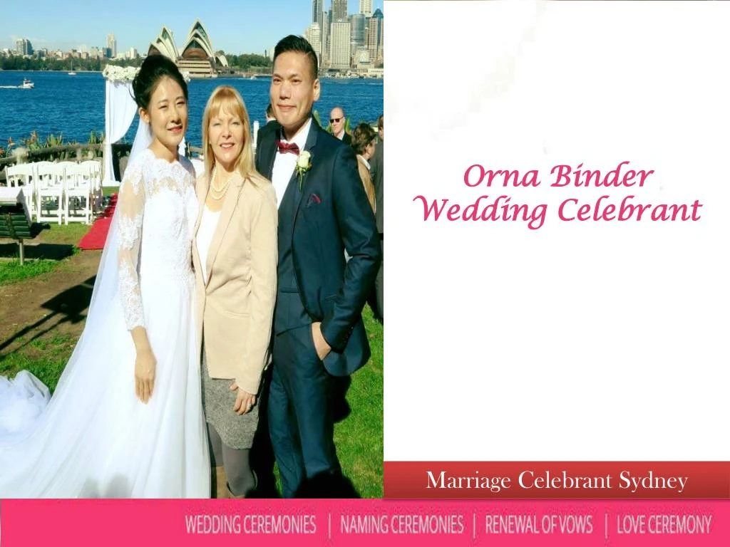 orna binder wedding celebrant