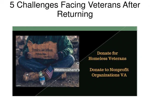 5 Challenges Facing Veterans After Returning