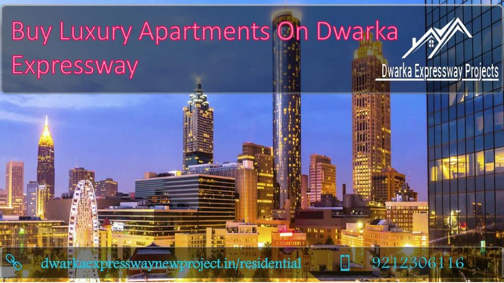 buy luxury apartments on dwarka expressway