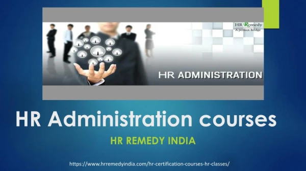 HR Administration courses | HR Remedy India