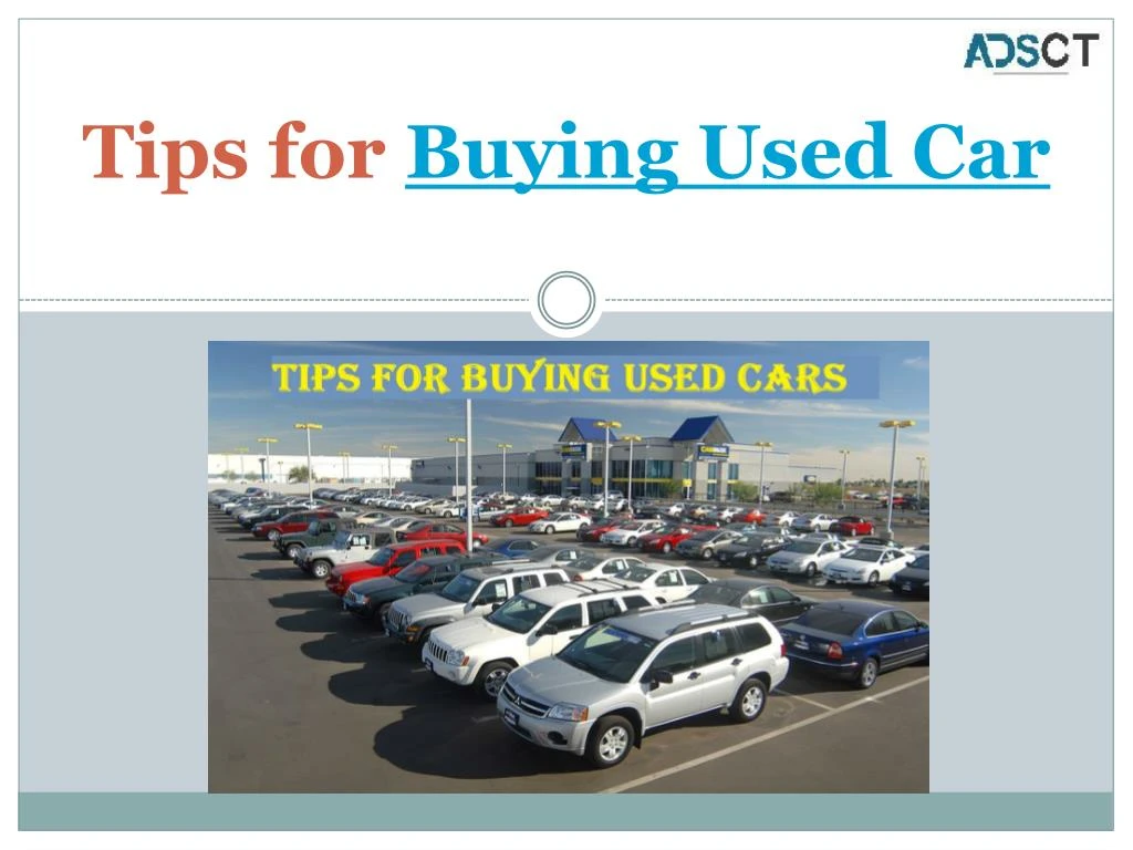 tips for buying used car