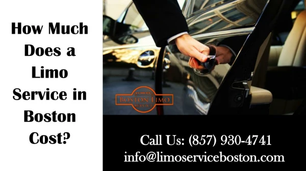 How Much Does a Limo Service in Boston Cost