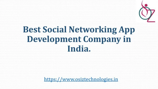 Best social Networking app development company in India