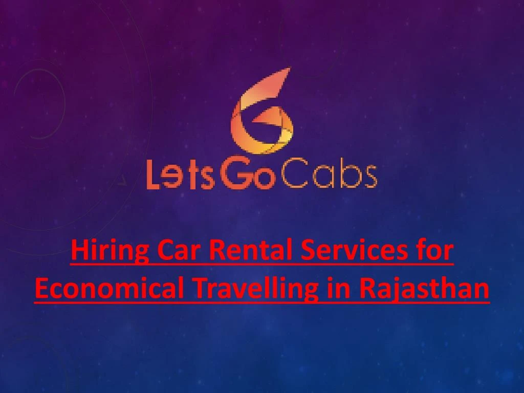 hiring car rental services for economical