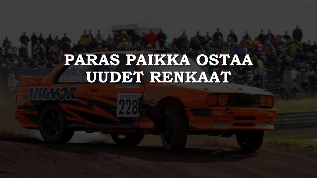 paras paikka ostaa uudet renkaat