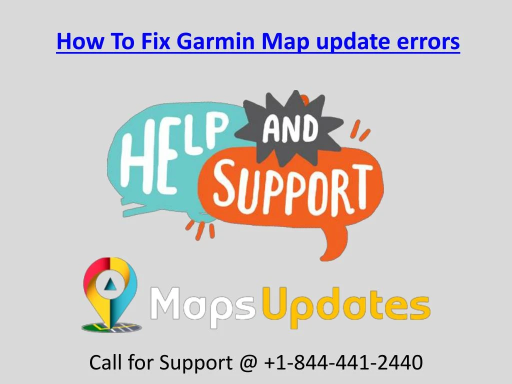 how to fix garmin map update errors