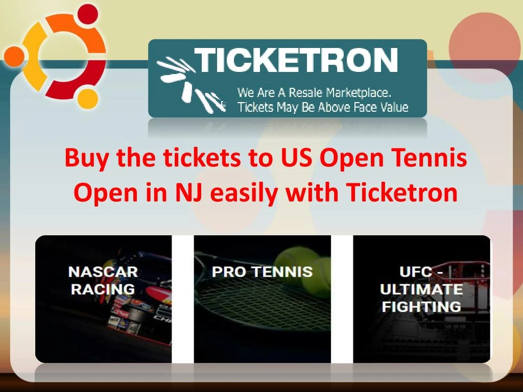 buy the tickets to us open tennis open in nj easily with ticketron
