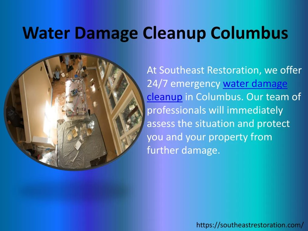 water damage cleanup columbus