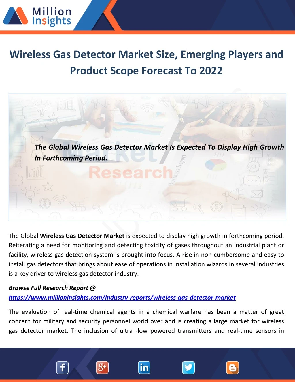 wireless gas detector market size emerging
