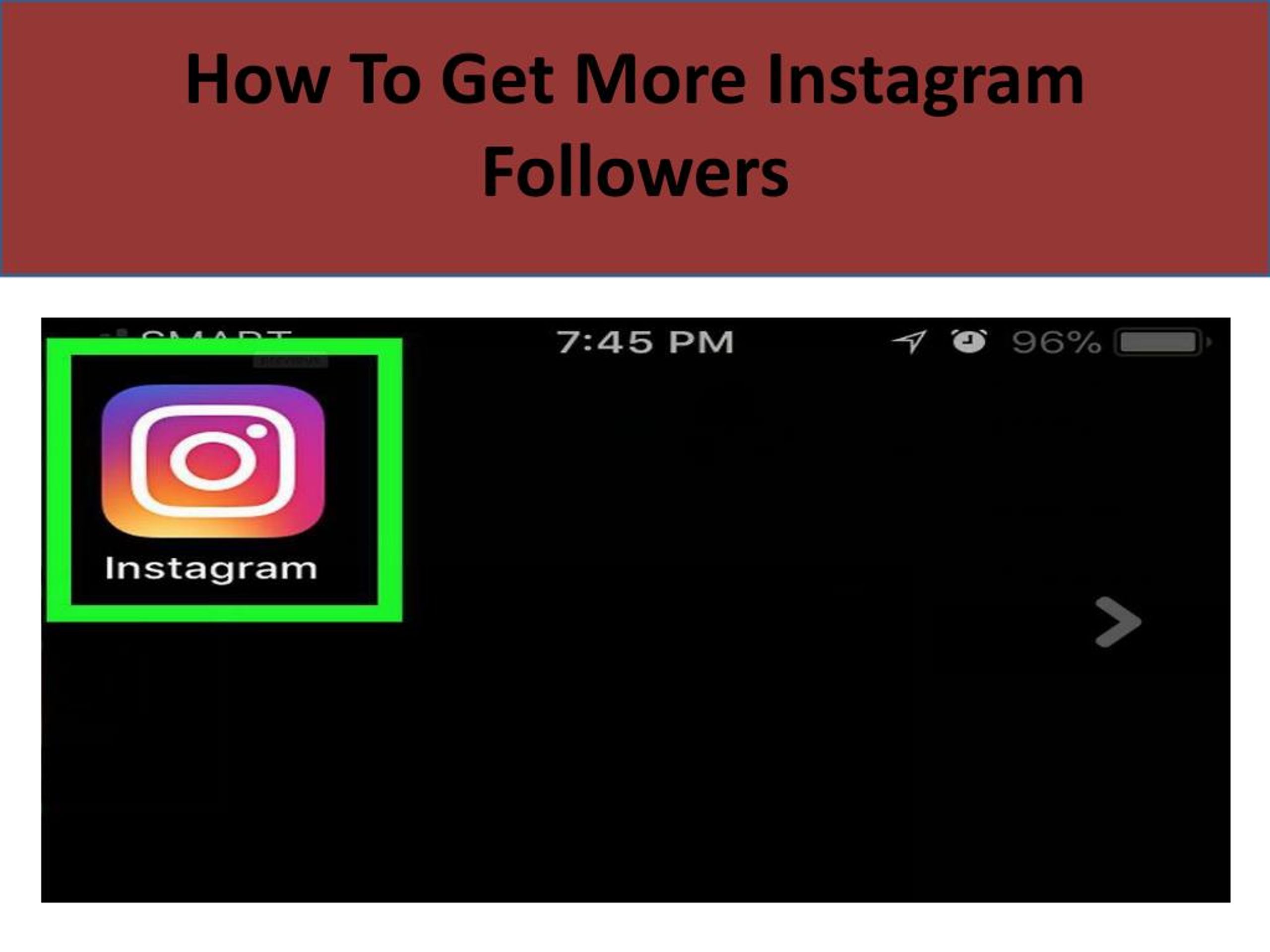 PPT - How to Get More Instagram Followers? PowerPoint Presentation ...