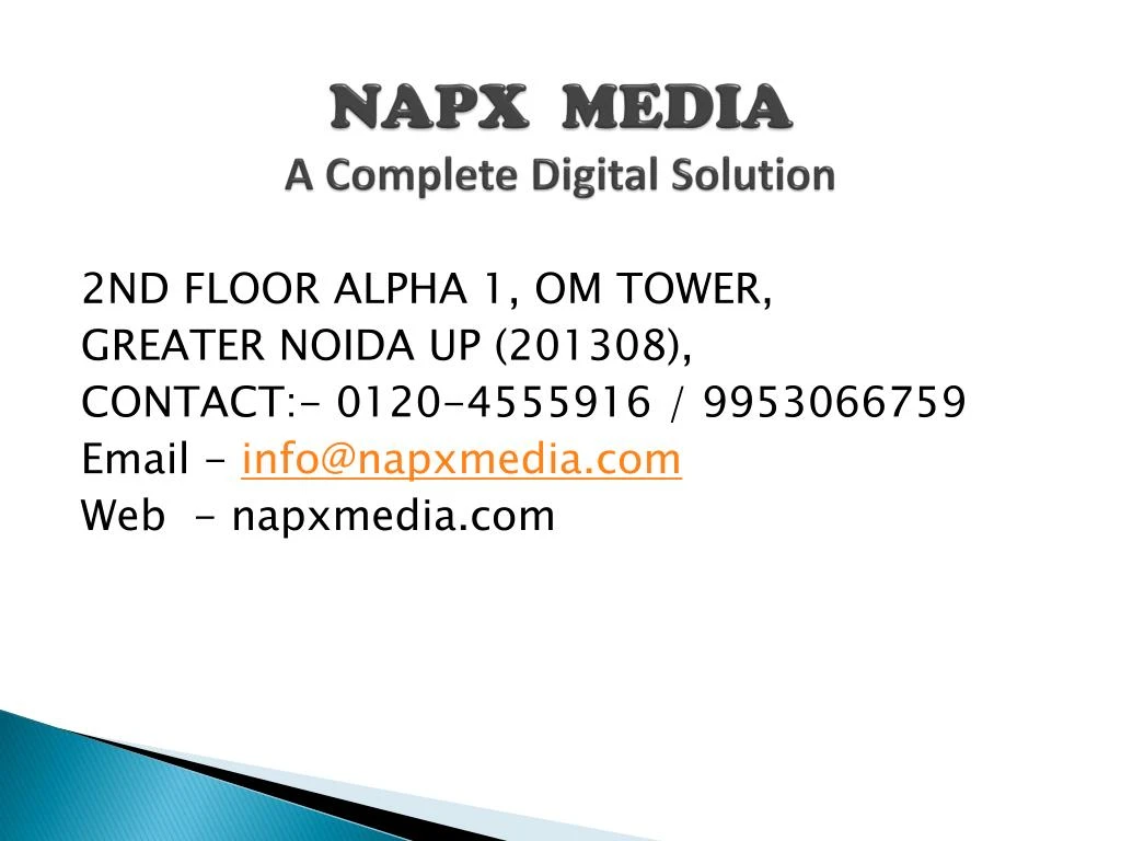napx media a complete digital solution