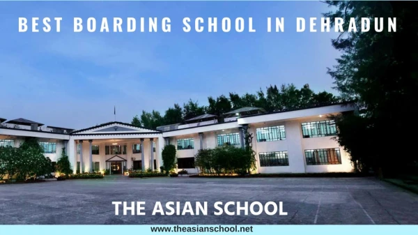 Best boarding schools in Dehradun