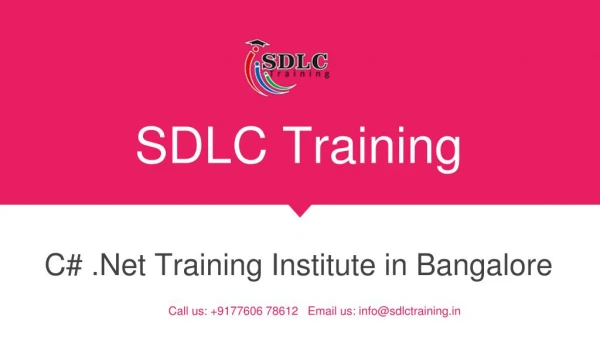 Job oriented C# dotnet Course Training in Marathahalli, Bangalore