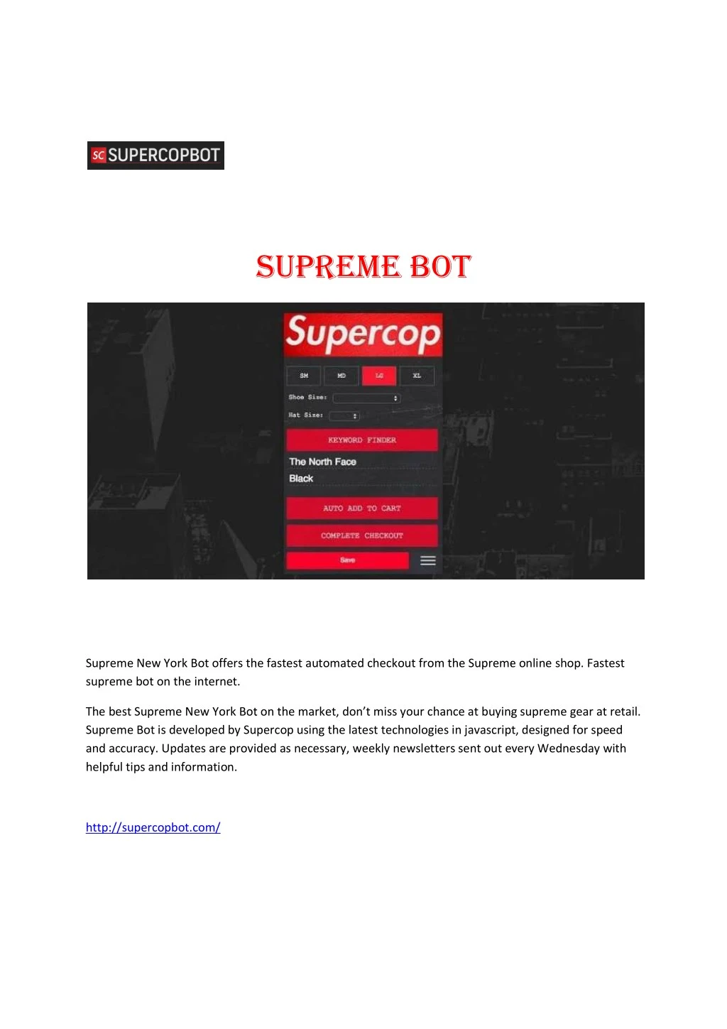 新品本物 supreme Bot bot Botting logo メンズ