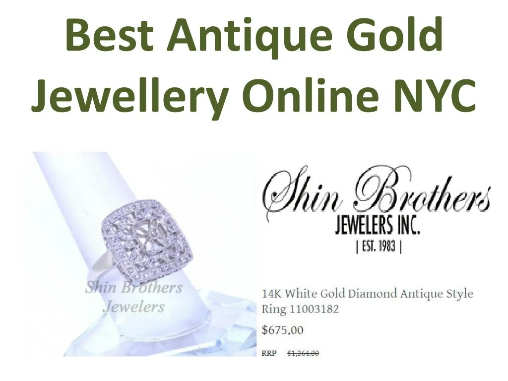 best antique gold jewellery online nyc
