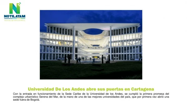 Inauguracion de la Sede Caribe de Uniandes